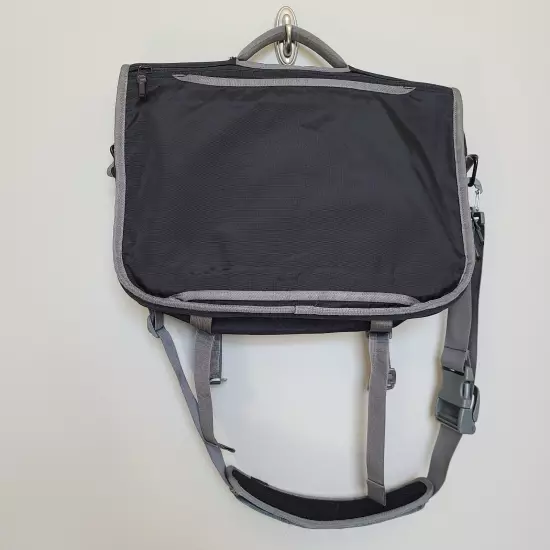 timbuktu messenger bag Black Gray laptop bag