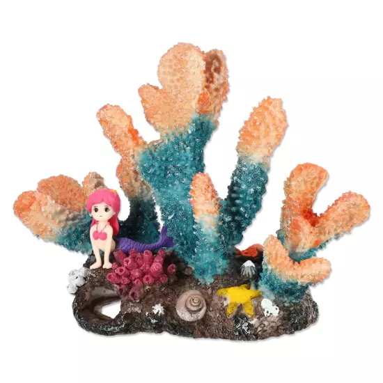 Aquarium Coral Reef Decor, Artificial Coral Reef Decor, Resin Coral Decoratio...