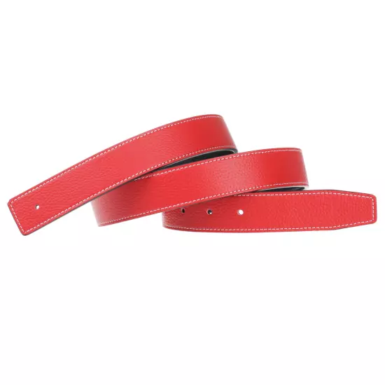 H full grain leather buckleless replacement strap for men and women 32mm wide