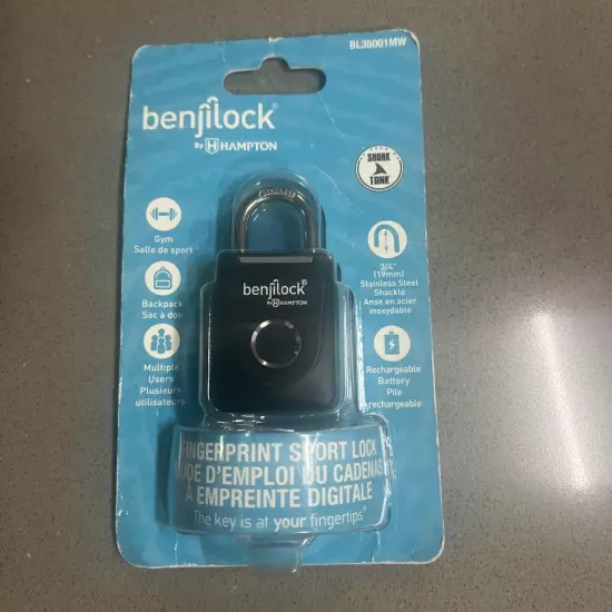 BenjiLock BL35001MW Fingerprint & Combination Digital Lock (NEW)