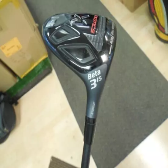 Exotics RH 15* Beta 3 Wood w/Matrix HD 7m3.1 BlackTie Stiff Graphite Shaft (L)