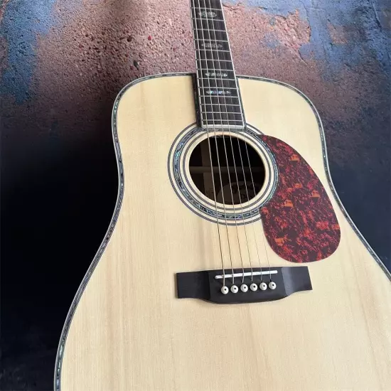 In stock Custom 41 Inch Solid Spruce Top Acoustic Guitar D45 Model ship quickly