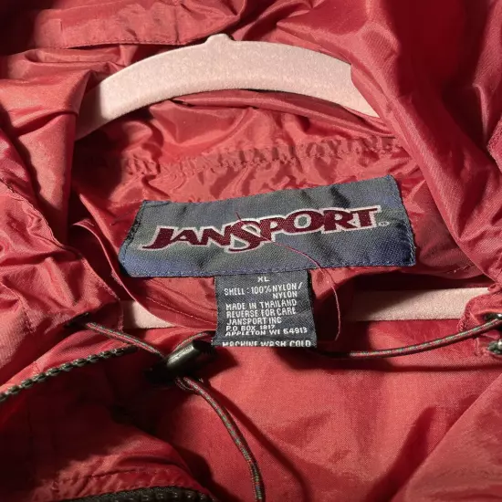 Vintage Jansport Jacket 90s Jansport Fanny Pack XL Foldable Travel Pack Jacket