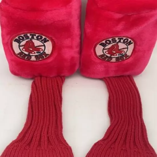 Set of Two MLB Boston Red Sox Golf Head Cover 3 Wood Sock