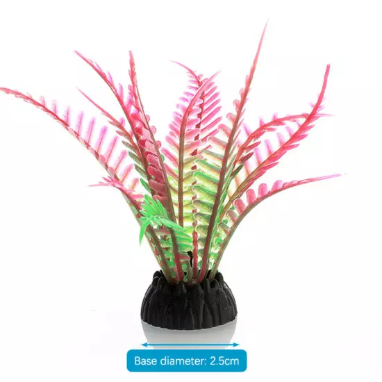 Aquarium Decorative Simulation Aquatic Plant Fish Tank Landscape Ornament Gra Sn