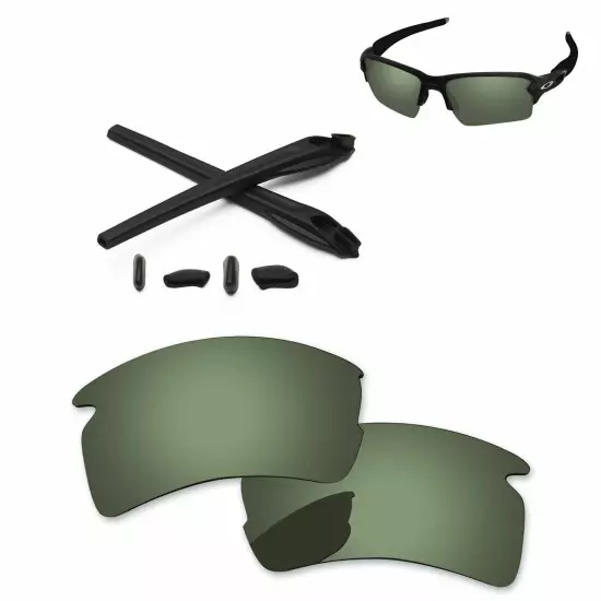 Lensology Polarized Replacement Lenses & Kit For-Oakley Flak 2.0 XL OO9188 - Opt