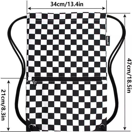 Drawstring Backpack Bag Sport Gym Sackpack