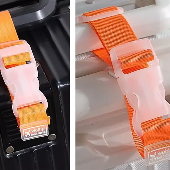 Plastic Luggage Carrying Clip Buckle Luggage Strap Suitcase Travel Accessories