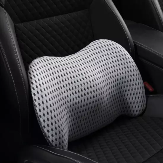 Memory Foam Lumbar Cushion Seat Supports Car Waist Support Lumbar Support Pillow