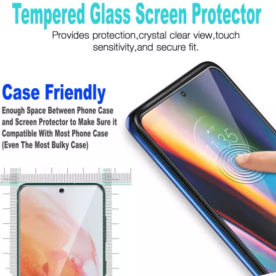 For Samsung Galaxy A15 5G A14 A54 A03S A13 A35 Case Phone Cover + Tempered Glass