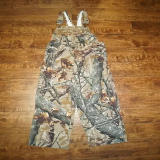 OUTFIDDERS RIDGE YOUTH CAMO OVERALLS SIZE 14 EUC