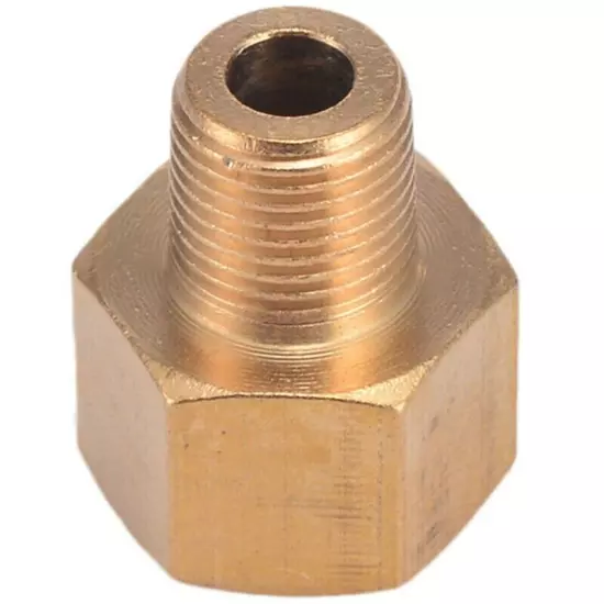 BSP-NPT Adapter 1/8 Male BSPT To 1/8 Female NPT Brass Pipe Fitting Duable