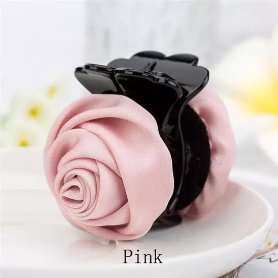 Hair Clip Rose Hair Claw Clips Hair Accessories Women Girl Hair Crab Hair Clamp*