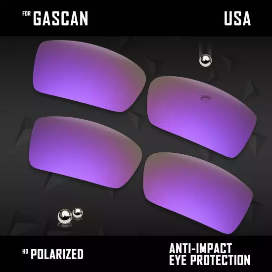 Anti Scratch Polarized Replacement Lenses for-Oakley Gascan OO9014 Options