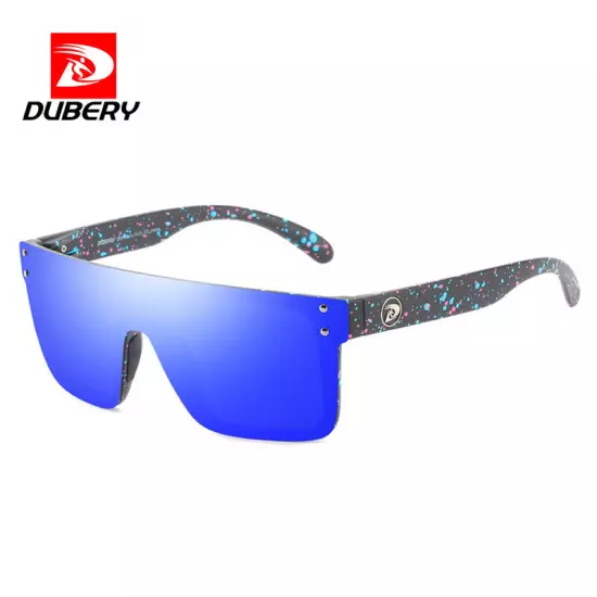 DUBERY Square Polarized Sport Sunglasses Men Women Fishing Driving Glasses UV400