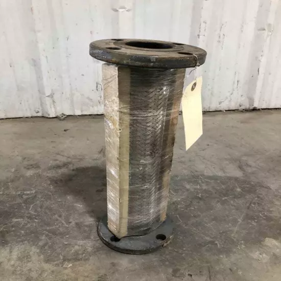 2" X 18" Stainless Steel Flexible Pipe / Expansion Joint ; 4-Lug, 6" Dia. Flange