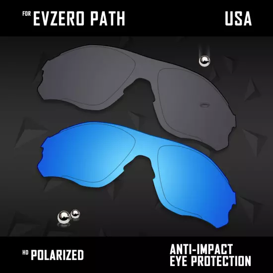 Anti Scratch Polarized Replacement Lenses for-Oakley EVZero Path OO9313 Options