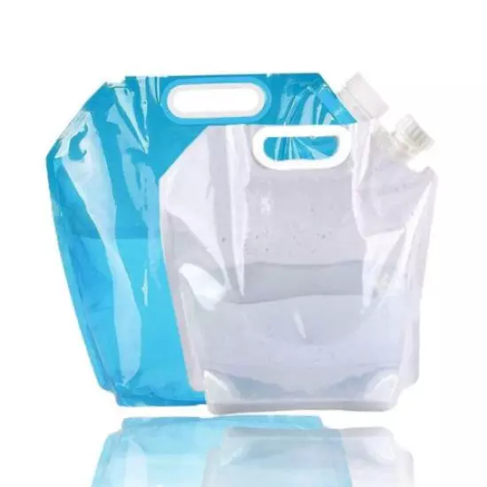 Collapsible Water Container, Freezable, BPA Free 1*5L+1*10L Containers 