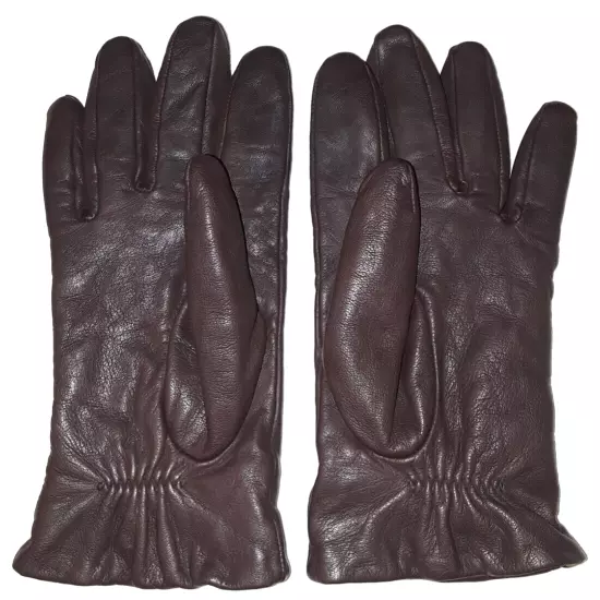 Isotoner 88170 lined brown leather gloves w/Thinsulate womens size 7.5