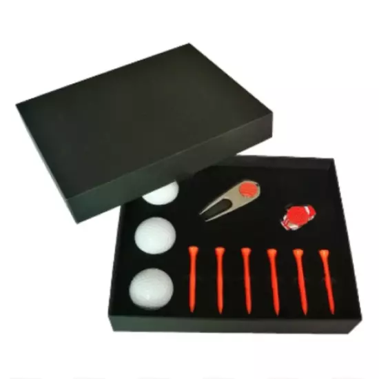 11 in 1 ,Six Golf Tees ,Divot Tool Plus 3 Golf Balls In Gift Box Set