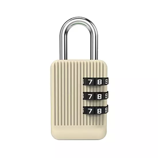 Zinc alloy 3 Digit Password Lock Safe Luggage Combination Lock Travel Outdoor