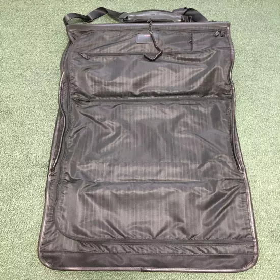 Tumi Garment Bag Napa Leather Black