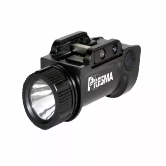 Presma Handgun Flashlight 1000 LUMENS Railed Rechargable 5 Modes IP67 ALUMINUM