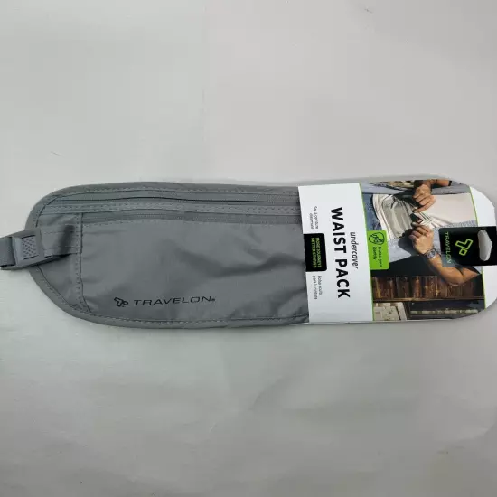 Travelon RFID Blocking Undercover Waist Pack Fanny Pack Belt Bag