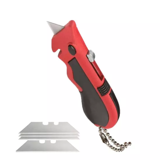 Mini Quick-Change Retractable Key chain Utility Knife NEW