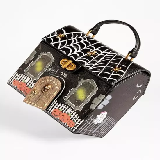 Betsey Johnson If You Got It Haunt It Halloween Haunted House Lite Up Crossbody