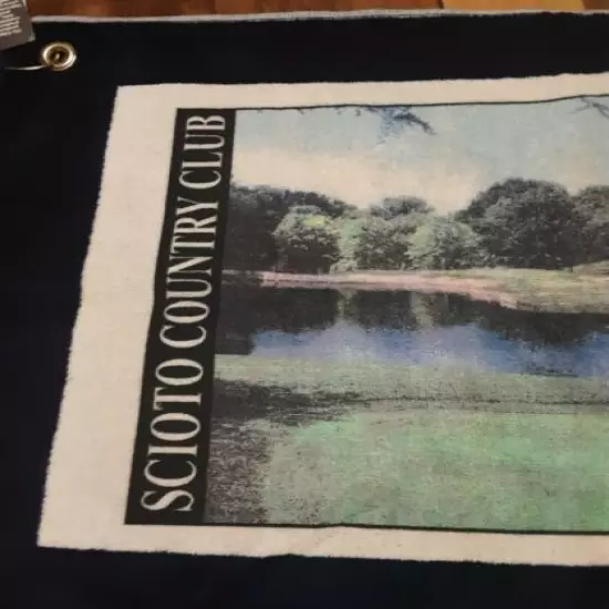 Sciotio Country Club Devant The Edge Golf Towel NEW 16 x 25