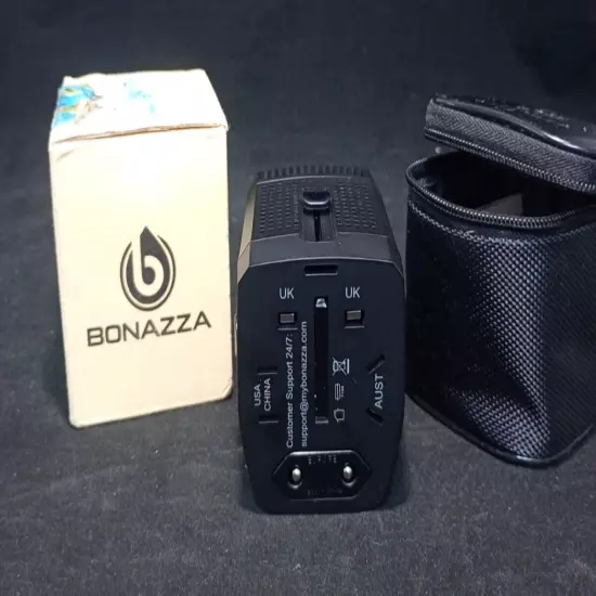 Power Adapter Travel Kit Bonazza Multi Use With Soft Case