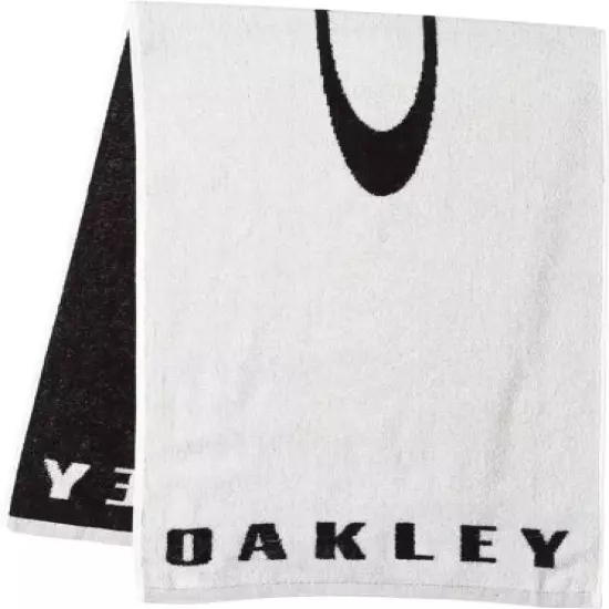 New Oakley Golf Towel Icon 34 x 110cm 13.4 x 43.3 IN 99437JP White with Tracking