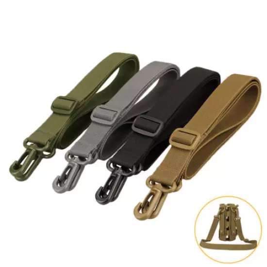 1.49" Tactical Shoulder Strap Adjustable Water Bottle Bags Accessories Replace