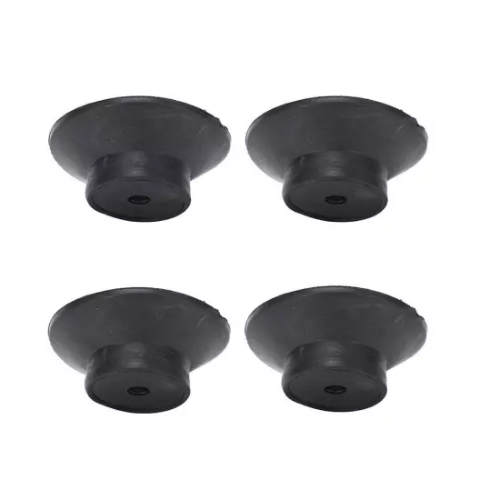 4pcs-Air Compressor Black Rubber Pad Replacement Foot Pads M6 Vibration Isolator