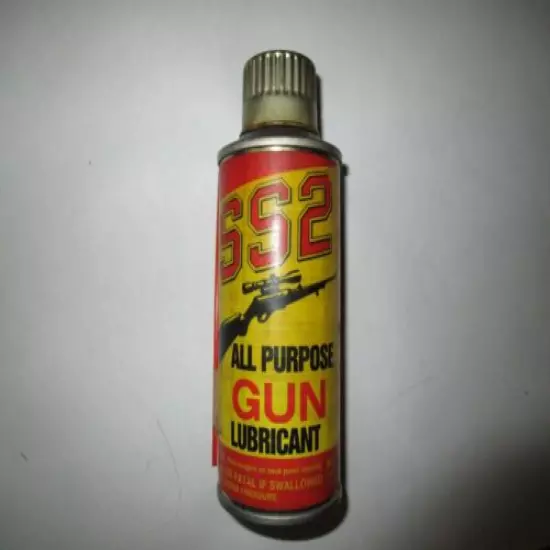 vintage SS2 ALL PURPOSE GUN LUBRICANT gun oil can hunting display DOYLESTOWN, PA