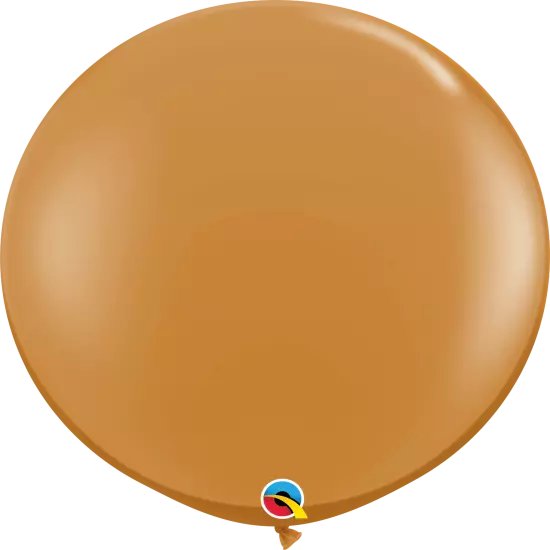 Qualatex Round Mocha Brown Latex Balloons