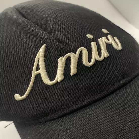 AMIRI Black Amiri Script Trucker Hat Snapback