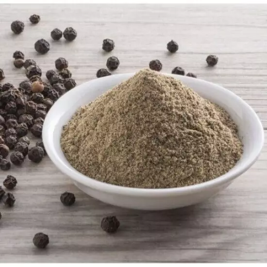 Pepper Black Powder Ground Organic Natural Spices Pure 100% Quality Ceylon