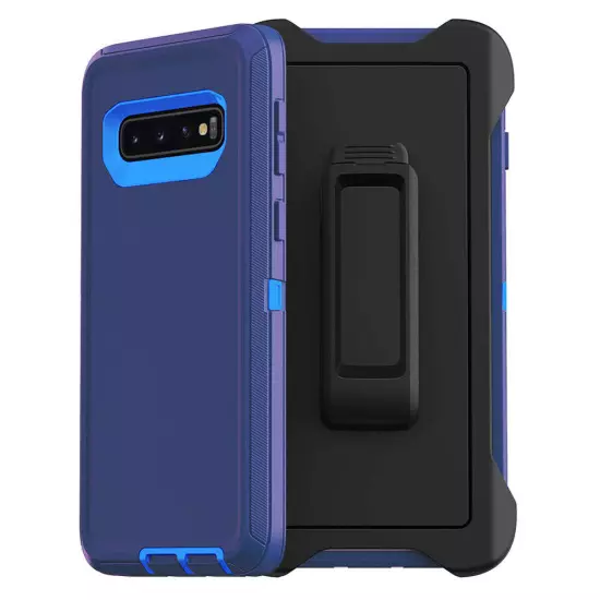 For Galaxy S10 + Plus S10e Case Cover Shockproof Series Fits Defender Belt Clip