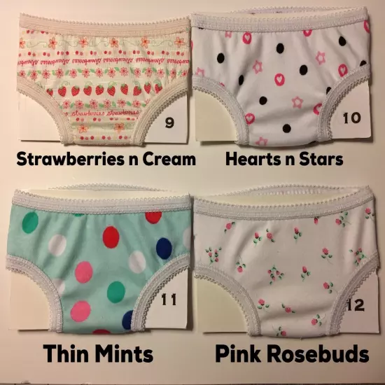 ***SALE*** Perfect Fit Panties Underpants Underwear for American Girl Dolls