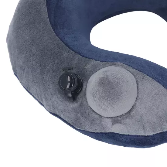 Self Inflatable Travel Pillow U Shaped Portable Neck Chain Support for Sleeping