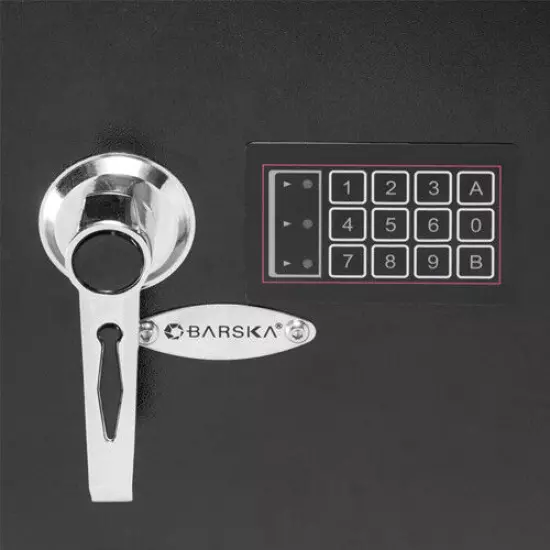 Barska Standard Keypad Depository Safe w/ Door Drop Slot & Back-up Keys, AX11932