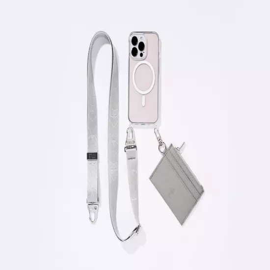 Clear Case With Eyelets and White MagSafe