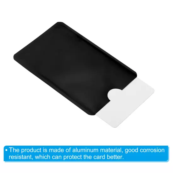 20Pcs RFID Blocking Sleeves Identity Theft Credit Cards Protector Holder Black