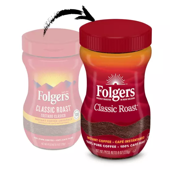 Classic Roast Instant Coffee, 8-Ounce Jar