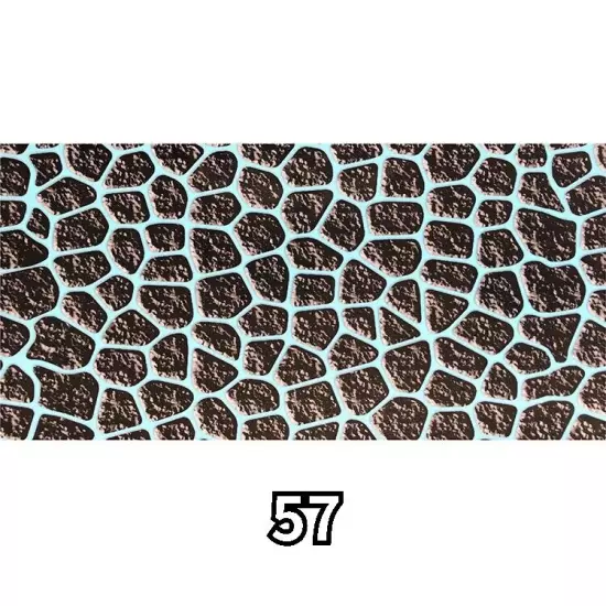 1pc Fish Tank Bottom Sticker 3D Stone Pattern Aquarium Background Poster Picture