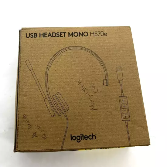 Logitech USB H570e USB Single-Ear Headset Mono Wired