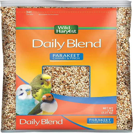 Daily Blend Nutrition Diet Parakeet, Canary and Finch, 5 Pounds