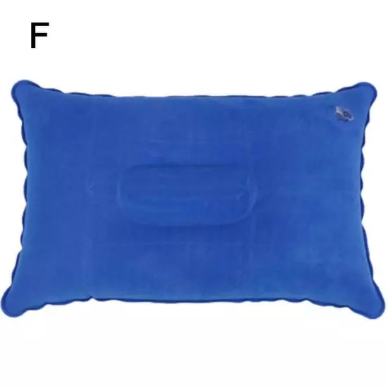 Inflatable Camping Pillow Blow Up Festival Outdoors Accessory Cushion